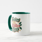 Mug Enseigner à mes petits lutins Noël Professeur (Devant gauche)