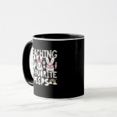 Mug Enseigner à mes petits préférés Lapin de Pâques En (Devant gauche)