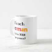 Mug enseigner allemand (Devant gauche)