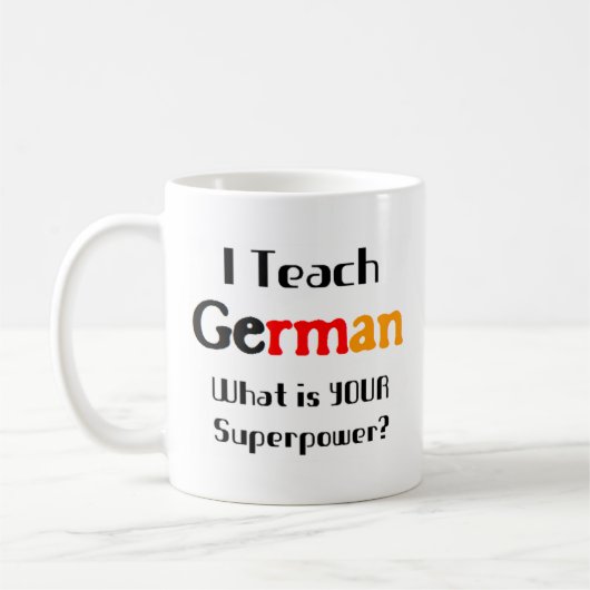 Mug enseigner allemand (Gauche)