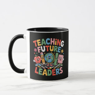 Mug Enseigner aux futurs leaders Prof groovy