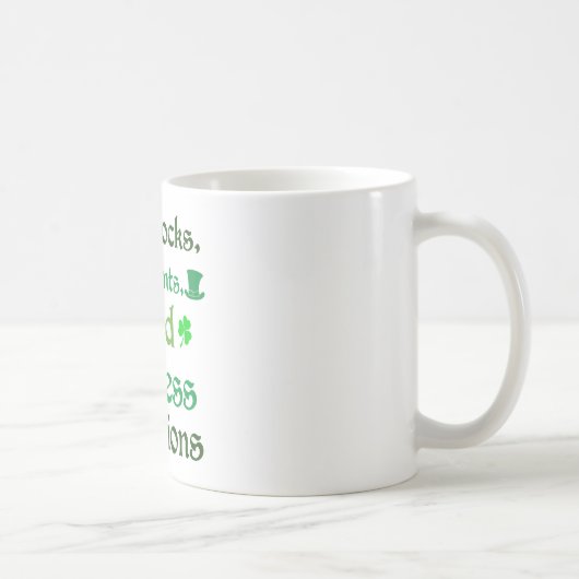 Mug Enseigner avec la chance St. Patrick’s Day Edition (Droite)