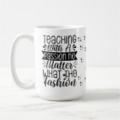 Mug Enseigner avec passion - Enseignant motivant (Gauche)