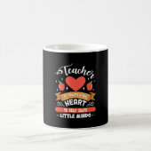 Mug Enseigner Cela Prend Un Grand Coeur (Centre)