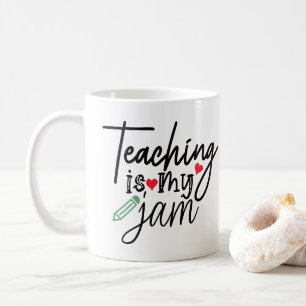 Mug Enseigner, c'est ma confiture