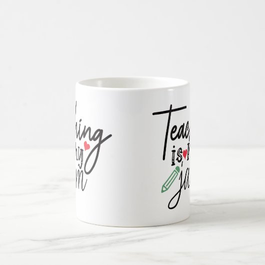 Mug Enseigner, c'est ma confiture (Centre)