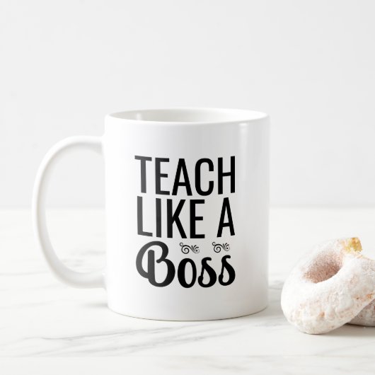 Mug Enseigner comme un chef de la Musique (Avec donut)