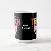 Mug Enseigner Coquette Bow Crayon Enseignant Enfants D (Centre)