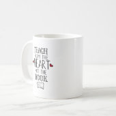 Mug enseigner du coeur non pas les enseignants du livr (Devant gauche)