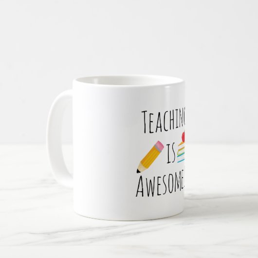 Mug Enseigner est génial (Devant gauche)