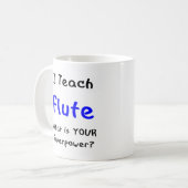 Mug enseigner la flûte (Devant gauche)
