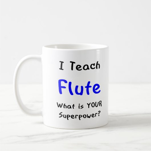 Mug enseigner la flûte (Gauche)