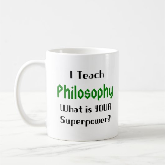 Mug enseigner la philosophie (Gauche)