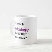 Mug enseigner la psychologie (Devant gauche)