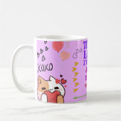 Mug enseigner l'amour inspirer enseignant béni (Gauche)
