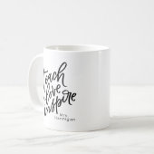 Mug Enseigner L'Amour Inspirer, Votre Nom (Devant gauche)