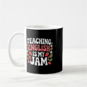Mug Enseigner L'Anglais Est Mon Professeur De Jam De R (Gauche)