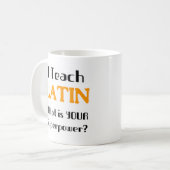 Mug enseigner le latin (Devant gauche)