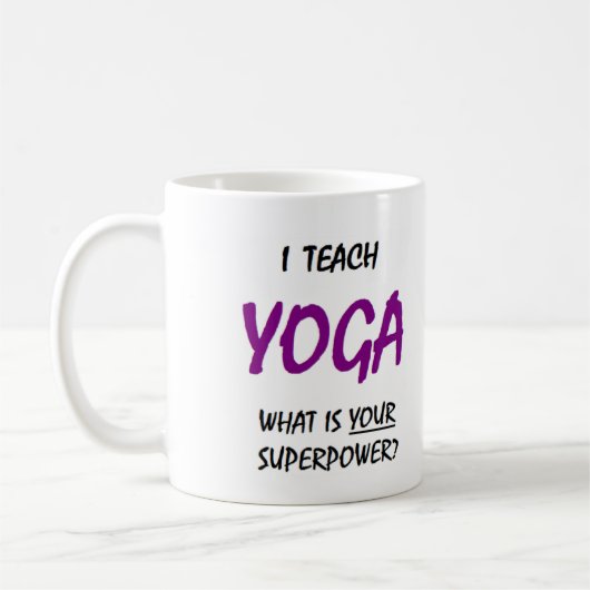 Mug enseigner le yoga (Gauche)