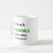 Mug enseigner l'économie (Devant gauche)