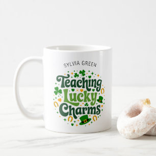 Mug Enseigner les charmes chanceux - Personnalisé St.