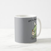 Mug Enseigner les maths au professeur grenouille drôle (Devant droit)