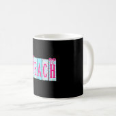 Mug Enseigner professeur drôle retour à l'école heureu (Devant droit)