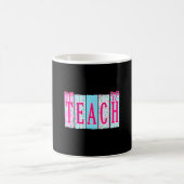 Mug Enseigner professeur drôle retour à l'école heureu (Centre)