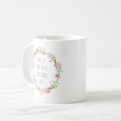 Mug Enseignez à danse la guirlande florale (Devant gauche)