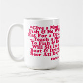 Mug Enseignez un homme à pêcher (Gauche)