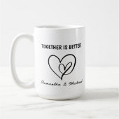 Mug Ensemble, c'est la meilleure Saint-Valentin (Gauche)