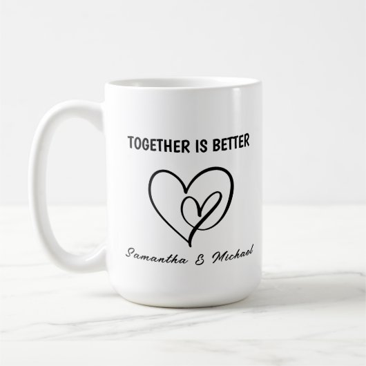 Mug Ensemble, c'est la meilleure Saint-Valentin (Gauche)