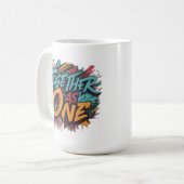 Mug "Ensemble comme un (Devant gauche)