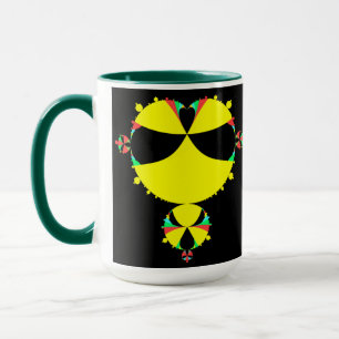 Mug Ensemble complet de mandelbrot pop art