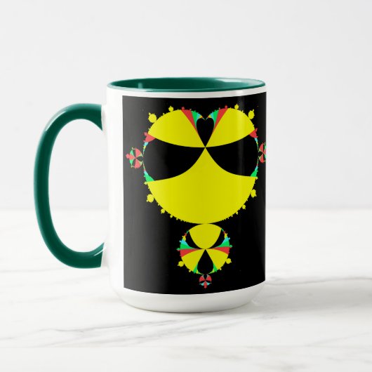 Mug Ensemble complet de mandelbrot pop art (Gauche)