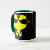 Mug Ensemble complet de mandelbrot pop art (Devant gauche)