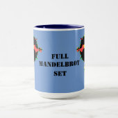 Mug Ensemble complet de mandelbrot pop art (Centre)