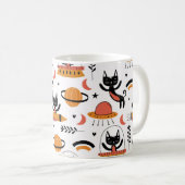 Mug Ensemble de chats mignons illustration design vint (Devant droit)