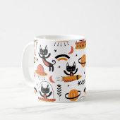 Mug Ensemble de chats mignons illustration design vint (Devant gauche)