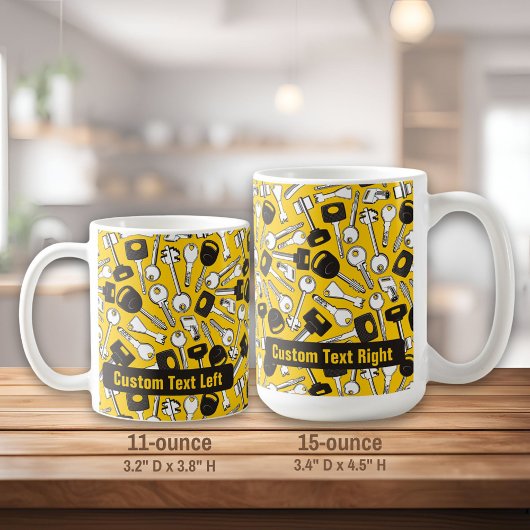 Mug Ensemble de clés Arrière - plan