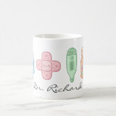 Mug Ensemble de dessins animés d'outils médicaux migno (Centre)