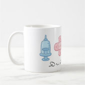 Mug Ensemble de dessins animés d'outils médicaux migno (Gauche)