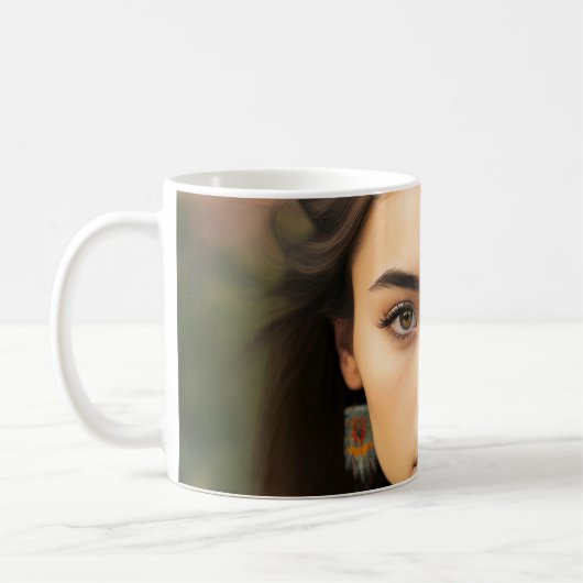 Mug Ensemble De Jeunes Belles Femmes Amérindiennes (Gauche)