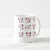 Mug Ensemble de jolis axolotls (Devant droit)