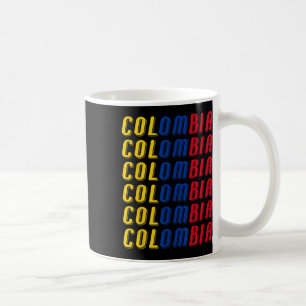 Mug Ensemble de maillot de football avec drapeau colom