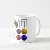Mug Ensemble de matériel de croquet Maillet Boules Arc (Devant droit)