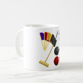 Mug Ensemble de matériel de croquet Maillet Boules Arc (Devant gauche)