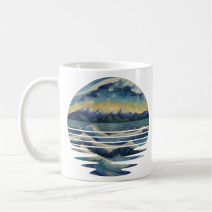 Mug Ensemble De Peintures De Style Van Gogh, Une Mer A
