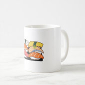 Mug Ensemble de sushis Kawaii - crevettes à l'oeuf de  (Devant droit)