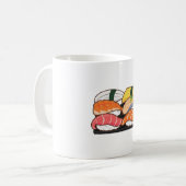 Mug Ensemble de sushis Kawaii - crevettes à l'oeuf de  (Devant gauche)